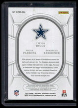 Load image into Gallery viewer, Trevon Diggs / DeMarcus Lawrence / Micah Parsons 2022 National Treasures #/99