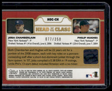 Load image into Gallery viewer, 2008 Bowman Chrome Joba Chamberlain / Phil Hughes Dual Autograph #/350