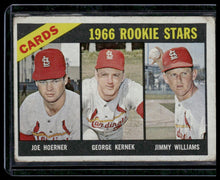 Load image into Gallery viewer, 1966 Topps Cards 1966 Rookie Stars (Joe Hoerner / George Kernek / Jimy Williams)