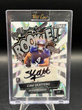 Load image into Gallery viewer, 2025 WIld Card Alumination Comix Rookie & Legend Raywave Silver Cam Skattebo #/1