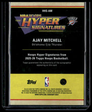 Load image into Gallery viewer, Ajay Mitchell 2026 Hoops Hyper Signatures