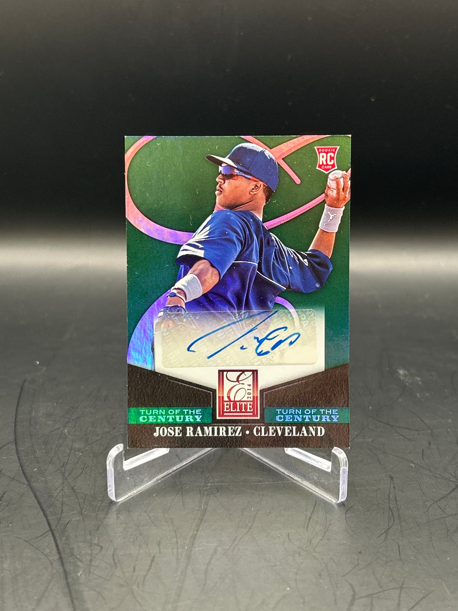 Jose Ramirez 2014 Panini Donruss Elite Turn of the Century Auto #76 Ro ...