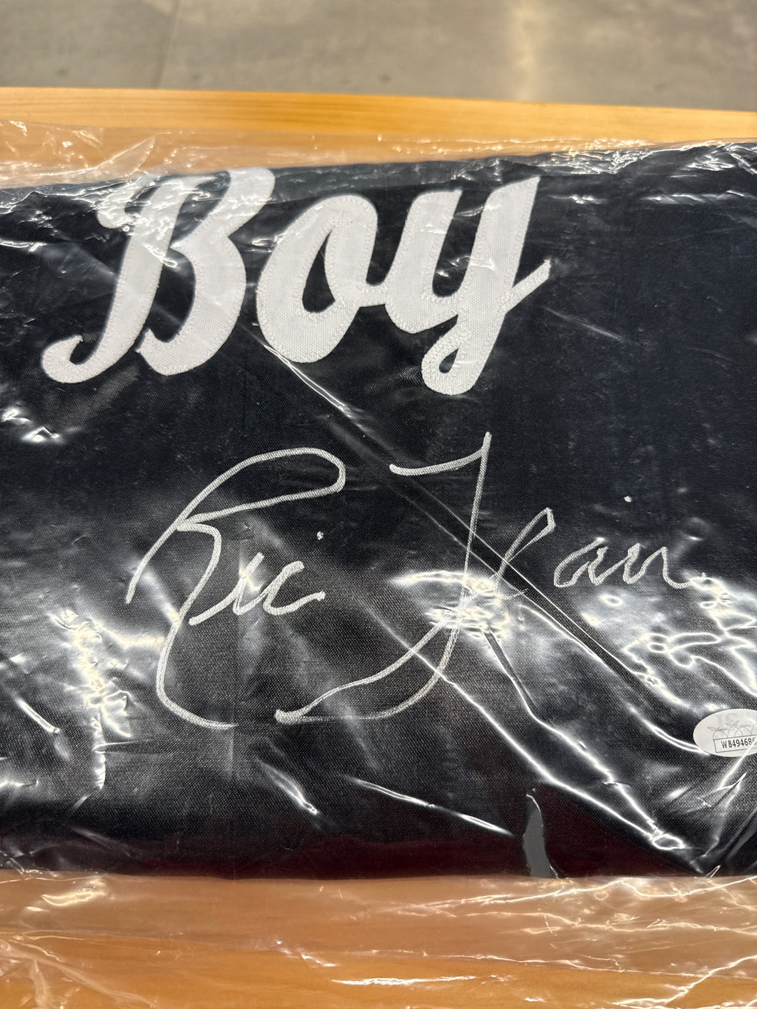 Ric Flair Autographed Robe/Autographed 8x10 Photo Combo - COA JSA