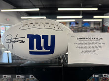 Load image into Gallery viewer, Lawrence Taylor Autographed Football New York Giants Beckett Witnessed Authenticity
