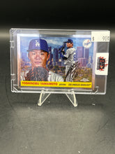Load image into Gallery viewer, Yoshinobu Yamamoto 2025 Topps Chrome Platinum Anniversary City Variation #55CV-40
