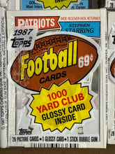 Load image into Gallery viewer, 1987 Topps Football Factory Sealed CELLO Pack
