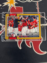 Load image into Gallery viewer, 2026 Topps Series 1 Baseball Jose Ramirez #284 Walk this Way Gold /50

