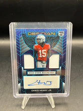 Load image into Gallery viewer, Chris Henry Jr. 2026 Panini Obsidian Dual Relic Auto 17/21
