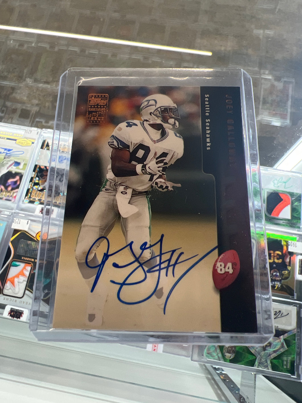1998 Topps Joey Galloway Autographs Auto #A8 Seahawks