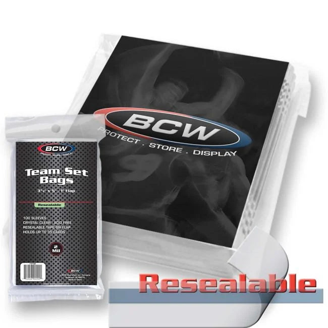 BCW Resealable Team Set Bag