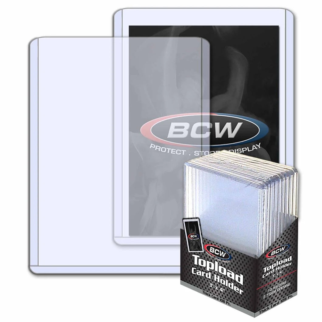 BCW 108pt Toploaders