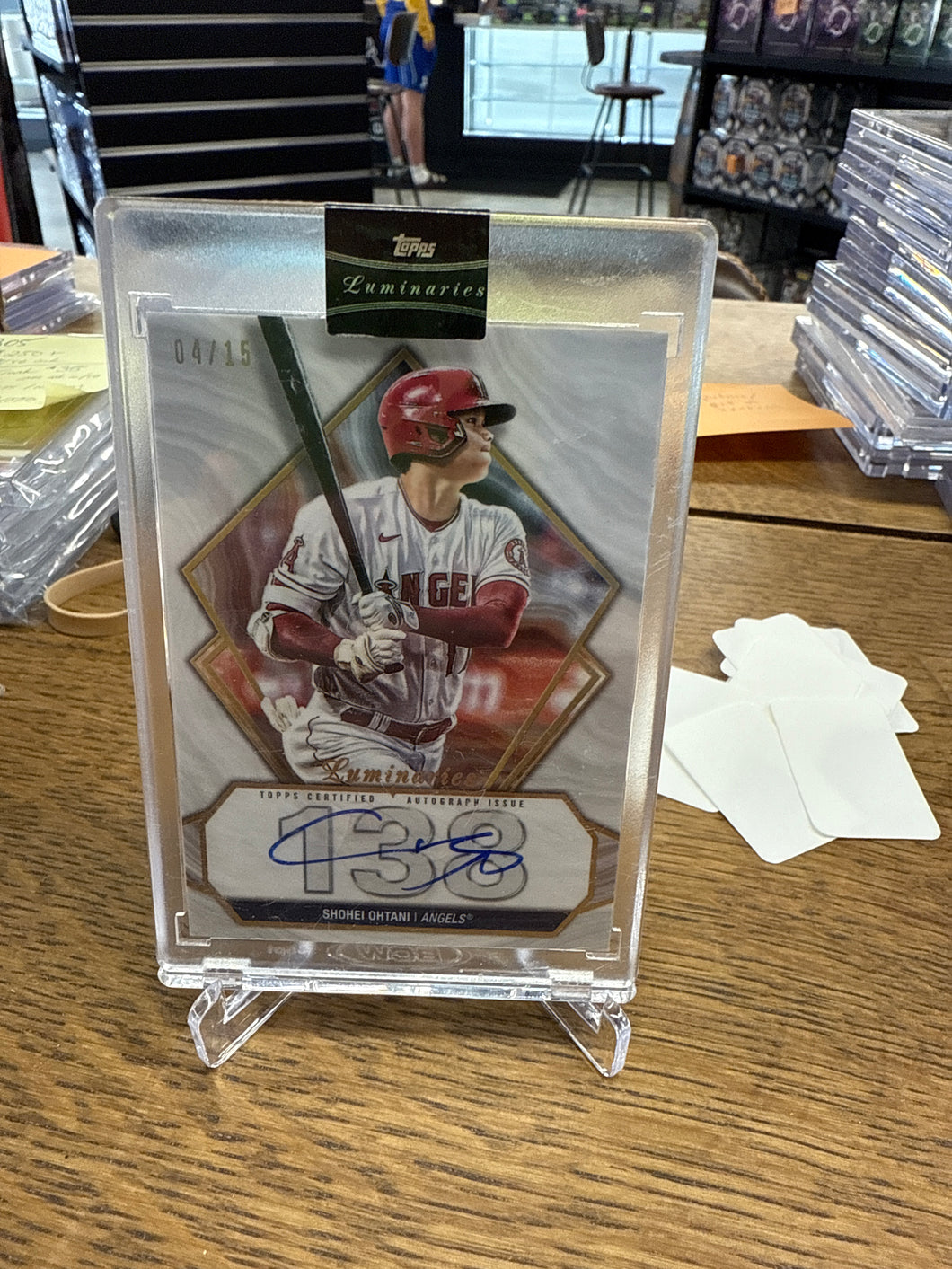 Shohei Ohtani 2022 Topps Luminaries Hit Kings Auto 04/15