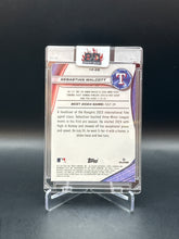 Load image into Gallery viewer, Sebastian Walcott 2024 Bowman’s Best Gold Lava /50 #TP-26
