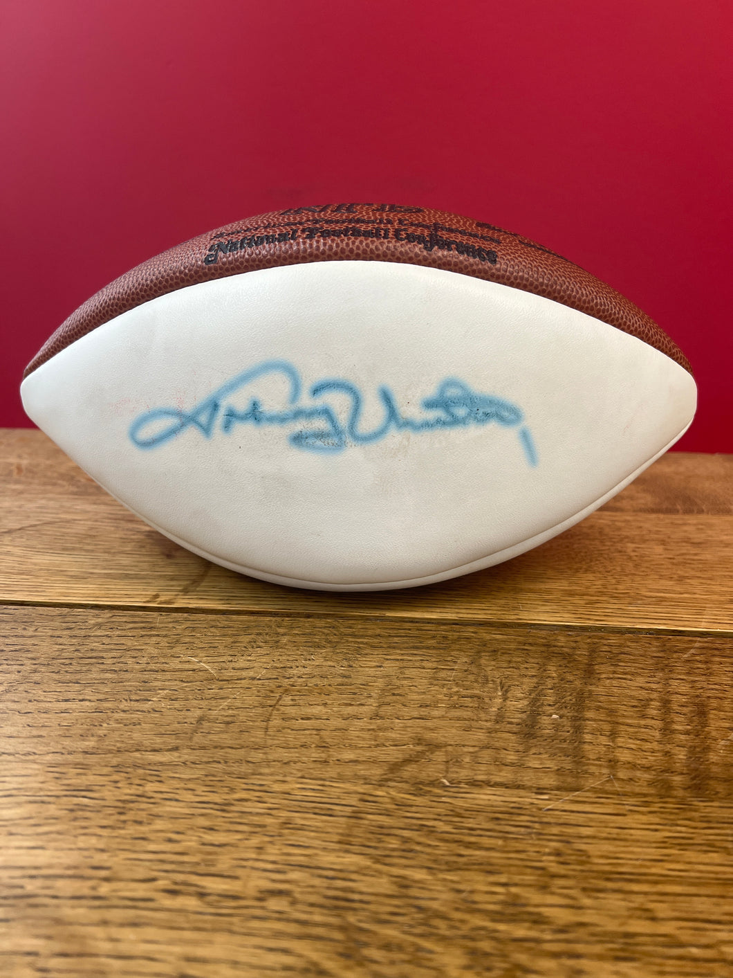 Johnny Unitas Autographed Wilson Football