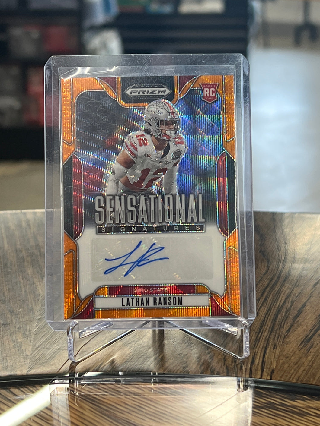 Lathan Ransom 2025 Panini Prizm Draft Picks Auto /75 – Bomber Sports Cards