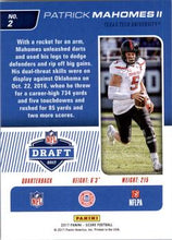 Load image into Gallery viewer, Patrick Mahomes II 2017 Score #2
