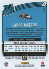 Load image into Gallery viewer, Lamar Jackson 2018 Donruss Optic #167 Rookie
