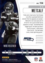 Load image into Gallery viewer, DK Metcalf 2019 Panini Absolute #114 Rookie Auto #/20

