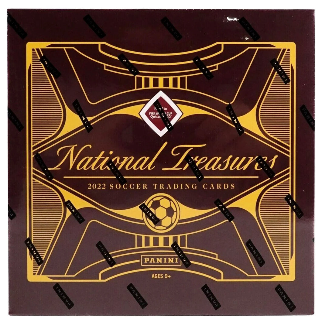 2022 Panini National Treasures FIFA Road to World Cup Soccer Hobby Box