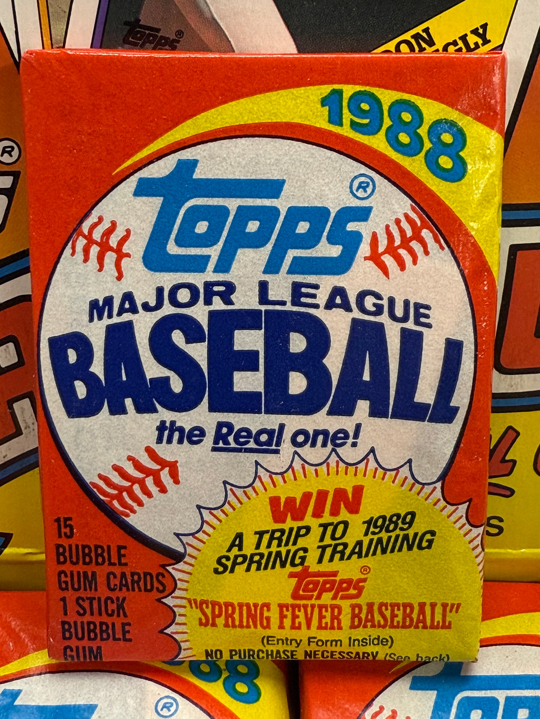 1988 Topps Baseball Wax Pack