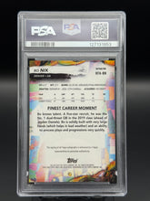 Load image into Gallery viewer, Bo Nix 2024 Topps Finest Rookie Refractor Auto PSA 10 Gem Mint

