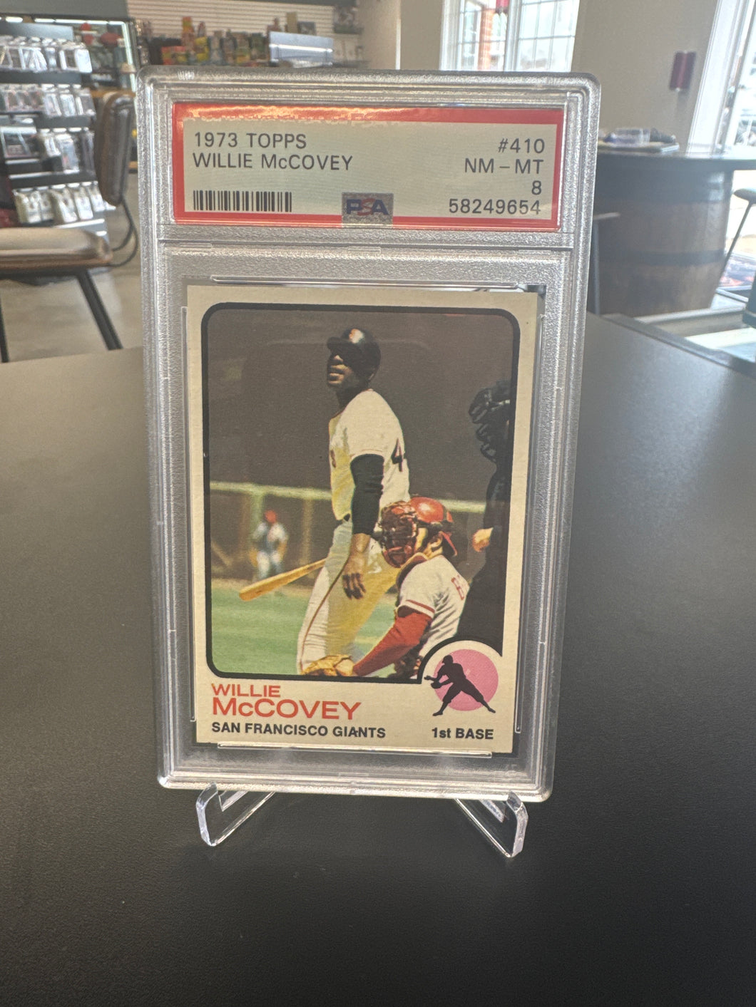 Willie McCovey 1973 Topps PSA 8