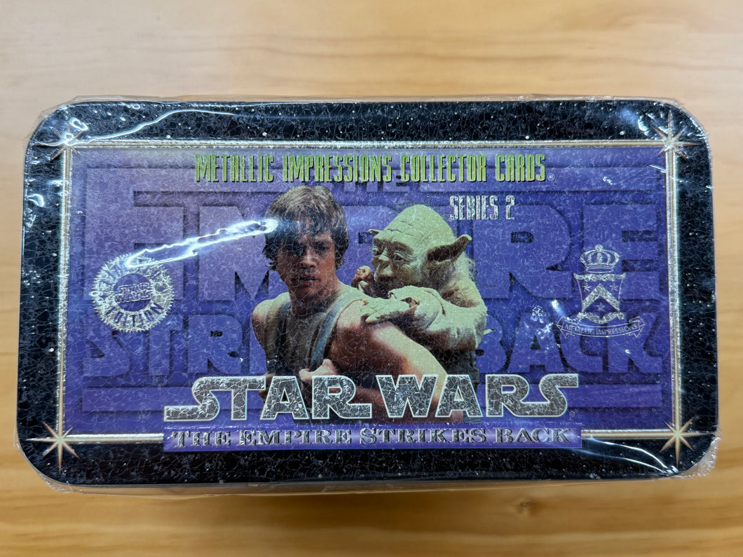 1994 Star Wars The Empire Strikes Back Metallic Impressions Collector Cards Series 2 Sealed Box