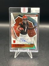 Load image into Gallery viewer, Ja'Marr Chase 2021 Panini Rookies &amp; Stars Rookie Auto /99 #107
