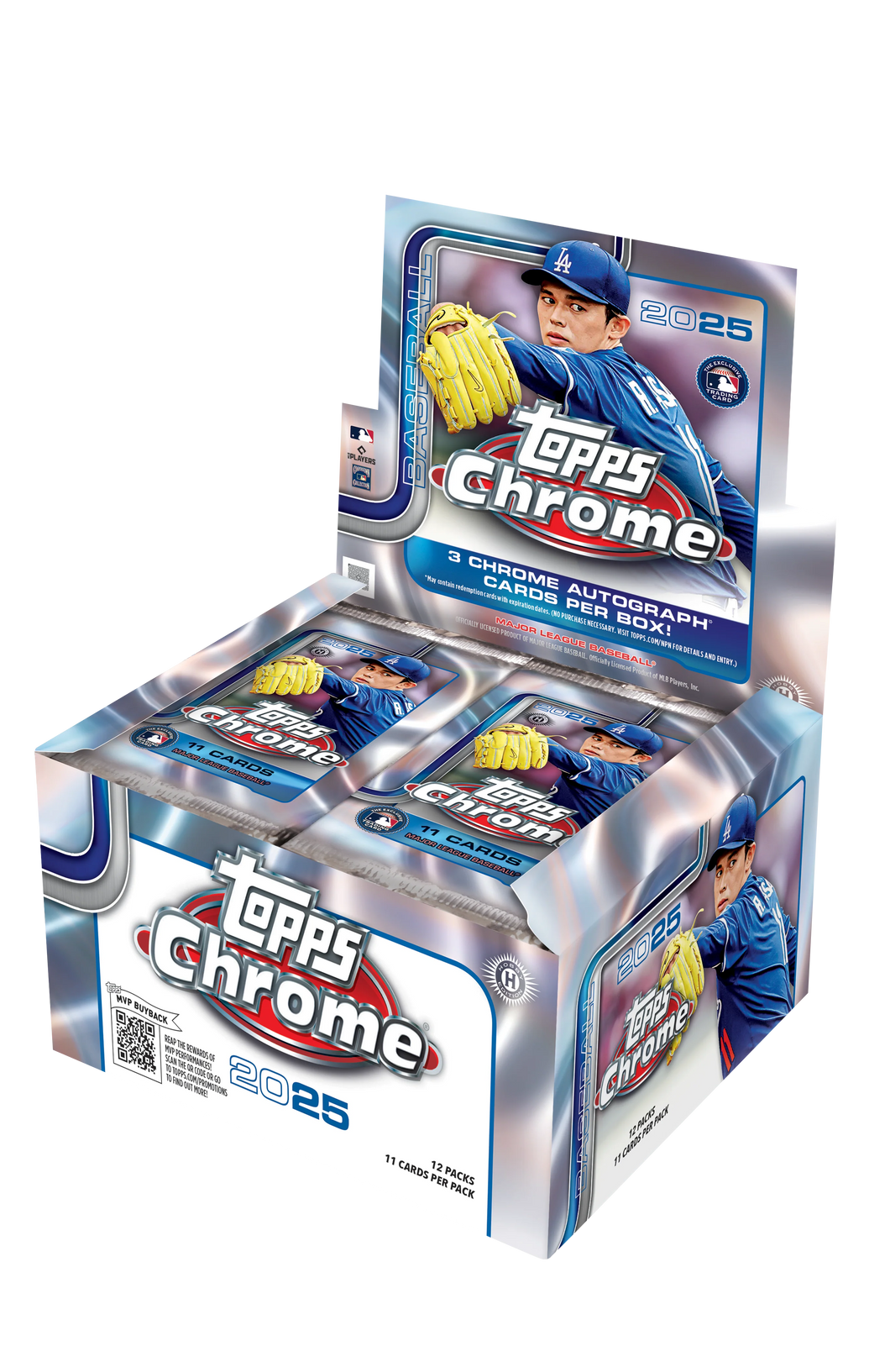2025 Topps Chrome Baseball Jumbo 8 Box Case