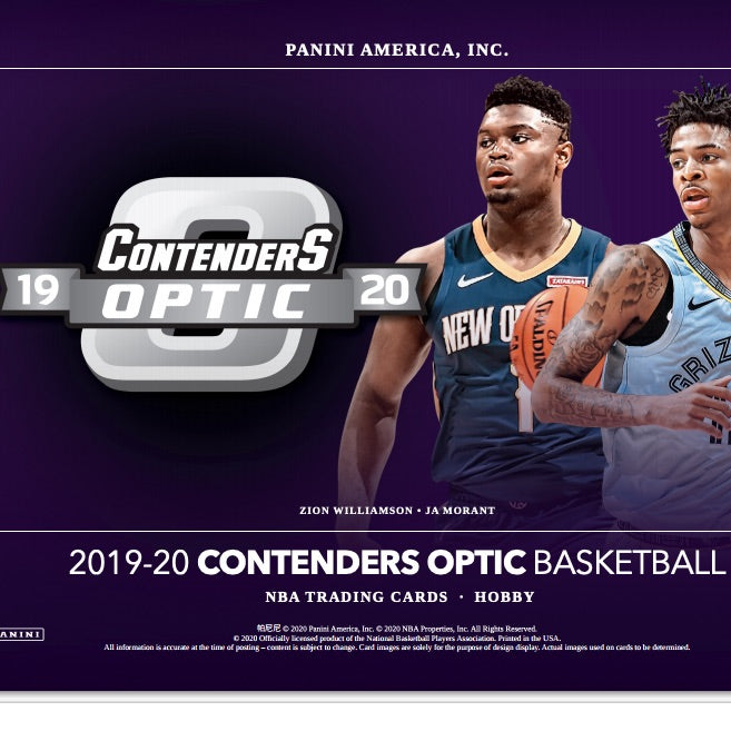 2019/20 Panini Contenders Optic Basketball Hobby Box
