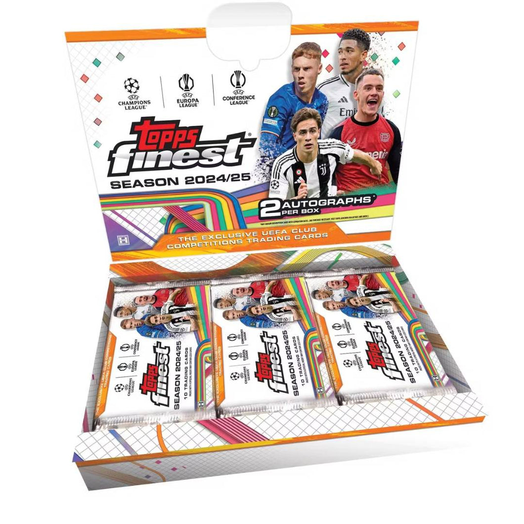 2024/25 Topps UEFA Club Competitions Finest Soccer Hobby Box