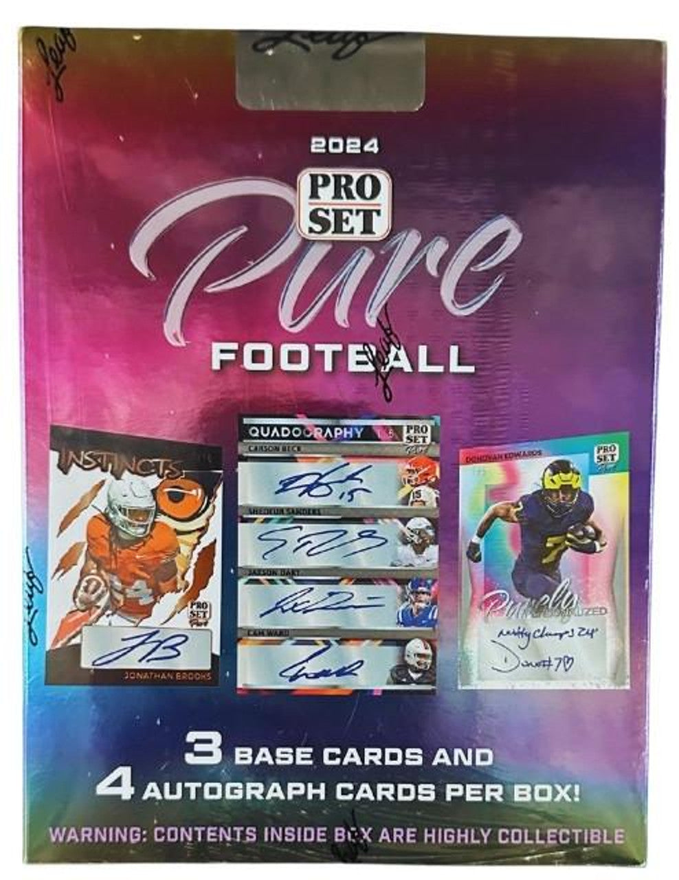 2024 Leaf Pro Set Pure Football Box