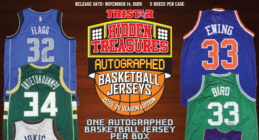 2025 Tristar Hidden Treasures Autographed Basketball Jersey Season Edition 5 Box Case
