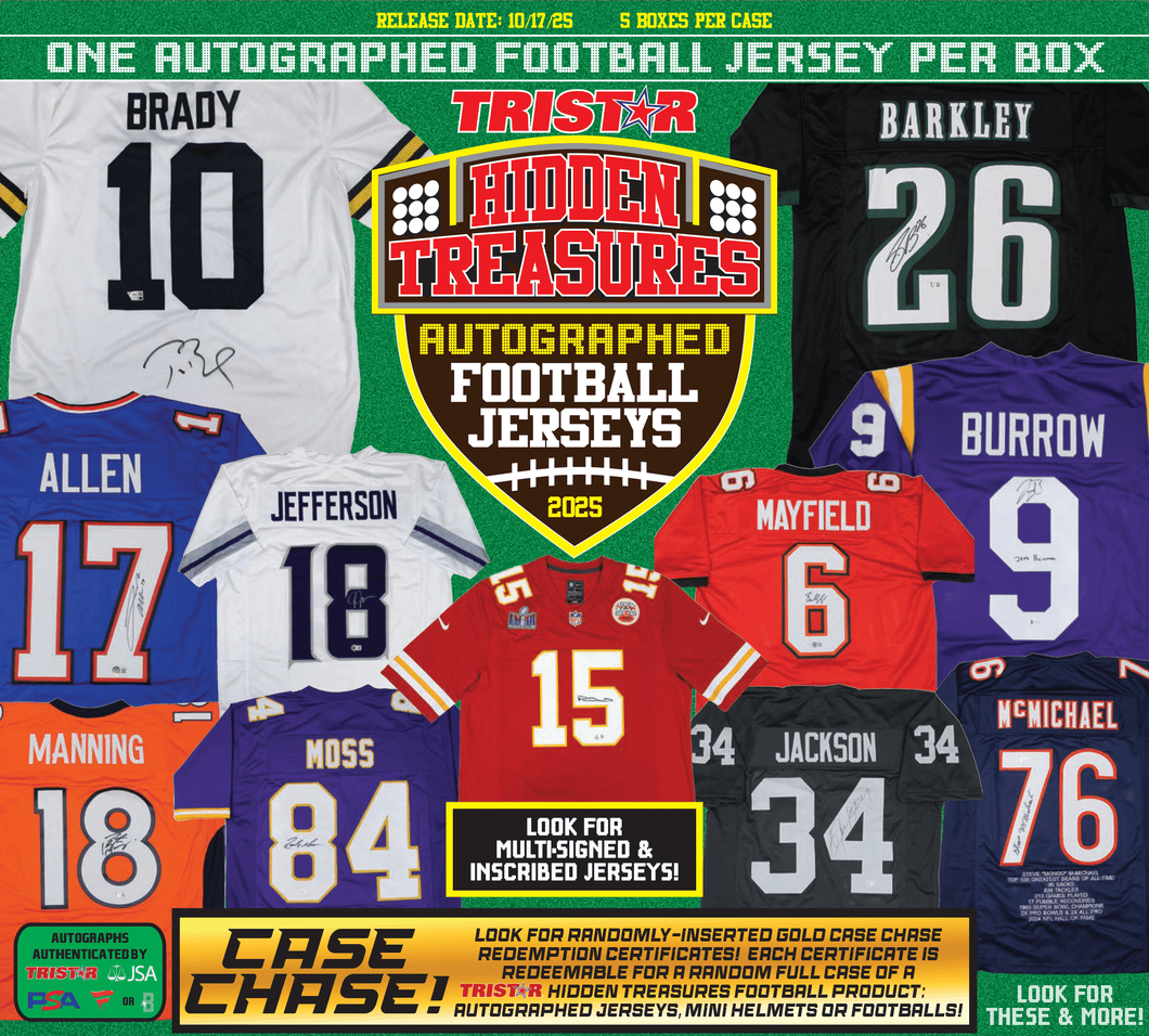 2025 TriStar Hidden Treasures Autographed Football Jerseys Season Edition Box