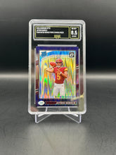 Load image into Gallery viewer, Jayden Daniels 2024 Panini Donruss Optic Purple Shock #248 Rated Rookie GMA 8.5
