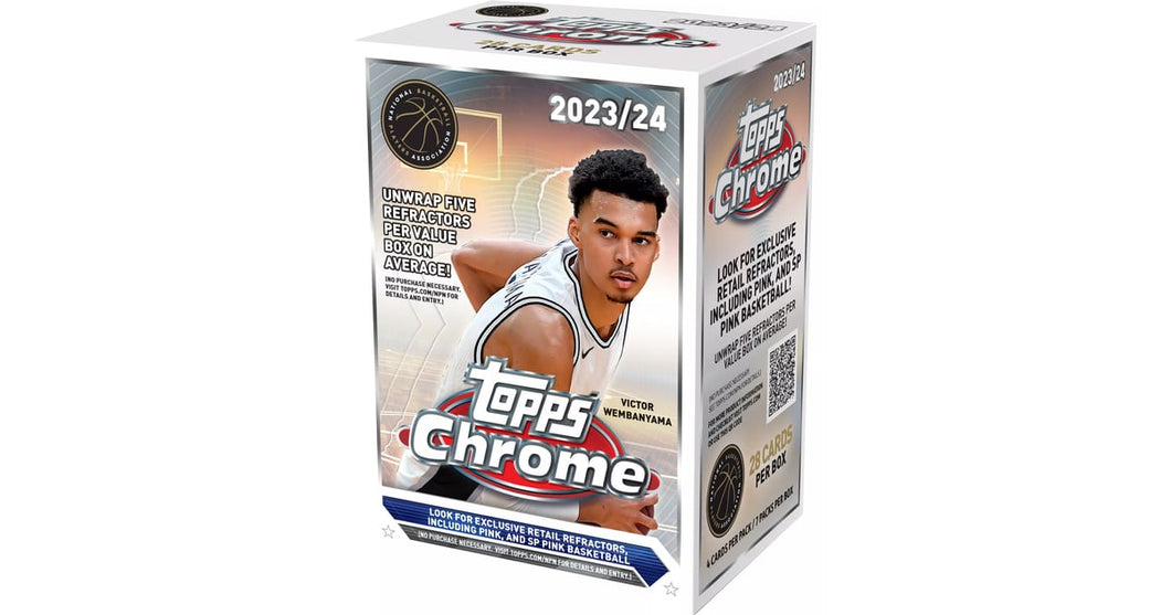 2023/24 Topps Chrome Blaster Basketball Box