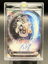 Load image into Gallery viewer, Caleb Williams 2024 Topps Cosmic Chrome Equinox Auto #EQR-CW Rookie RC /75
