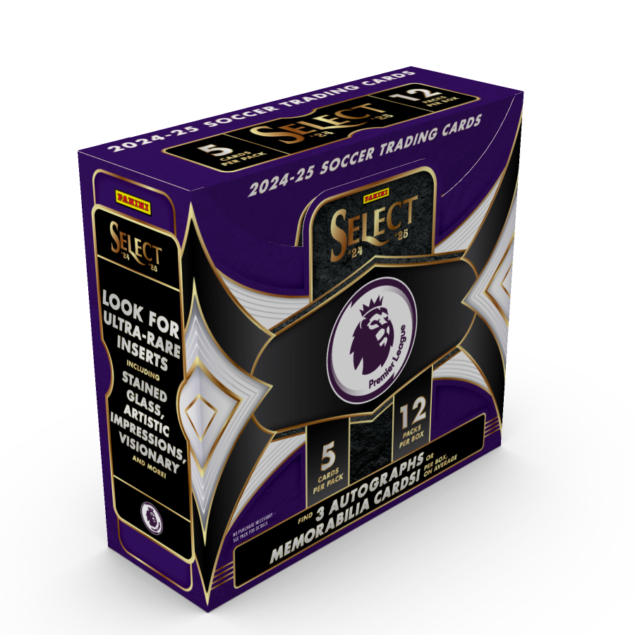 2024/25 Panini Select Premier League Soccer Hobby 12 Box Case