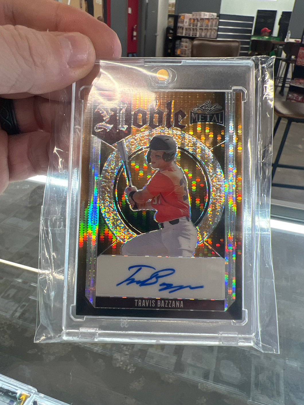 2023 Leaf Metal Travis Bazzana Noble Auto Gold Pulsar #1/1