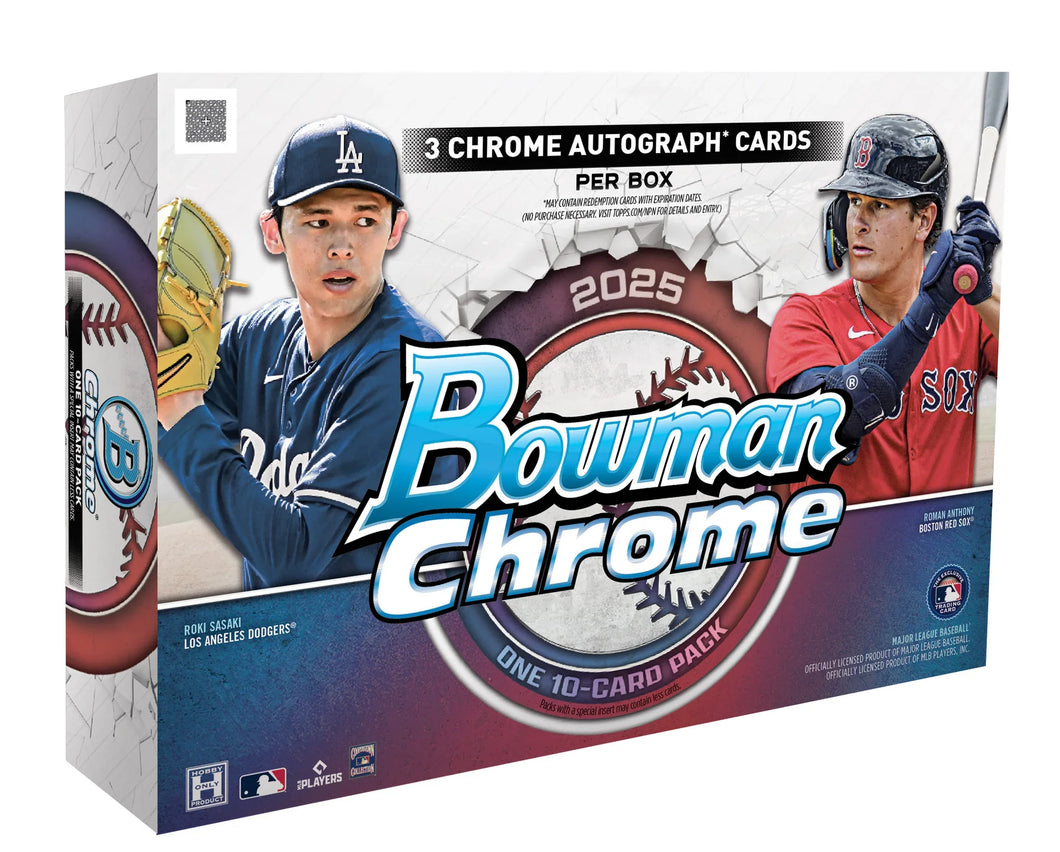2025 Bowman Chrome Baseball Delight 6 Box Case