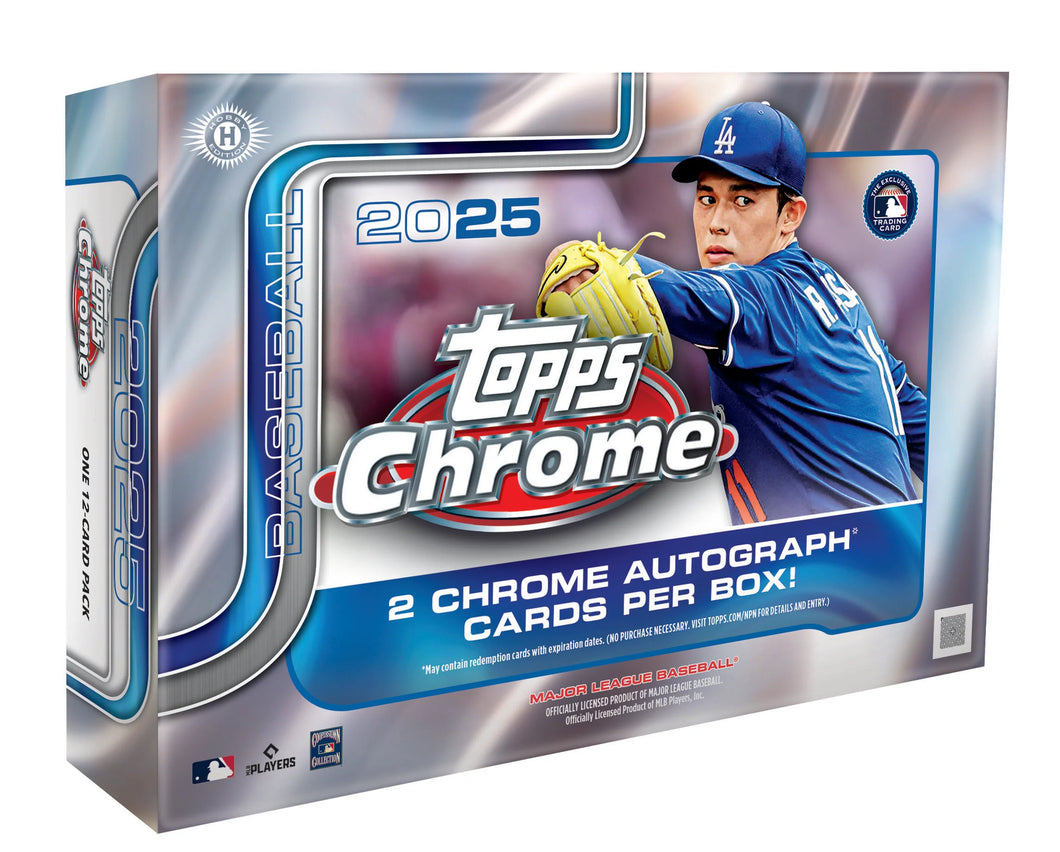 2025 Topps Chrome Baseball Breaker's Delight 6 Box Case