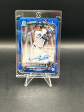 Load image into Gallery viewer, Andrew Salas 2025 Bowman Chrome Auto Blue Lava /150 #CPA-AS
