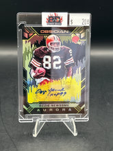 Load image into Gallery viewer, Ozzie Newsome 2015 Panini Obsidian Aurora Autograph #AA-ON /10
