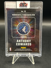 Load image into Gallery viewer, Anthony Edwards 2024/25 Panini Donruss Optic Lights Out Red Scope Prizm /99 #15
