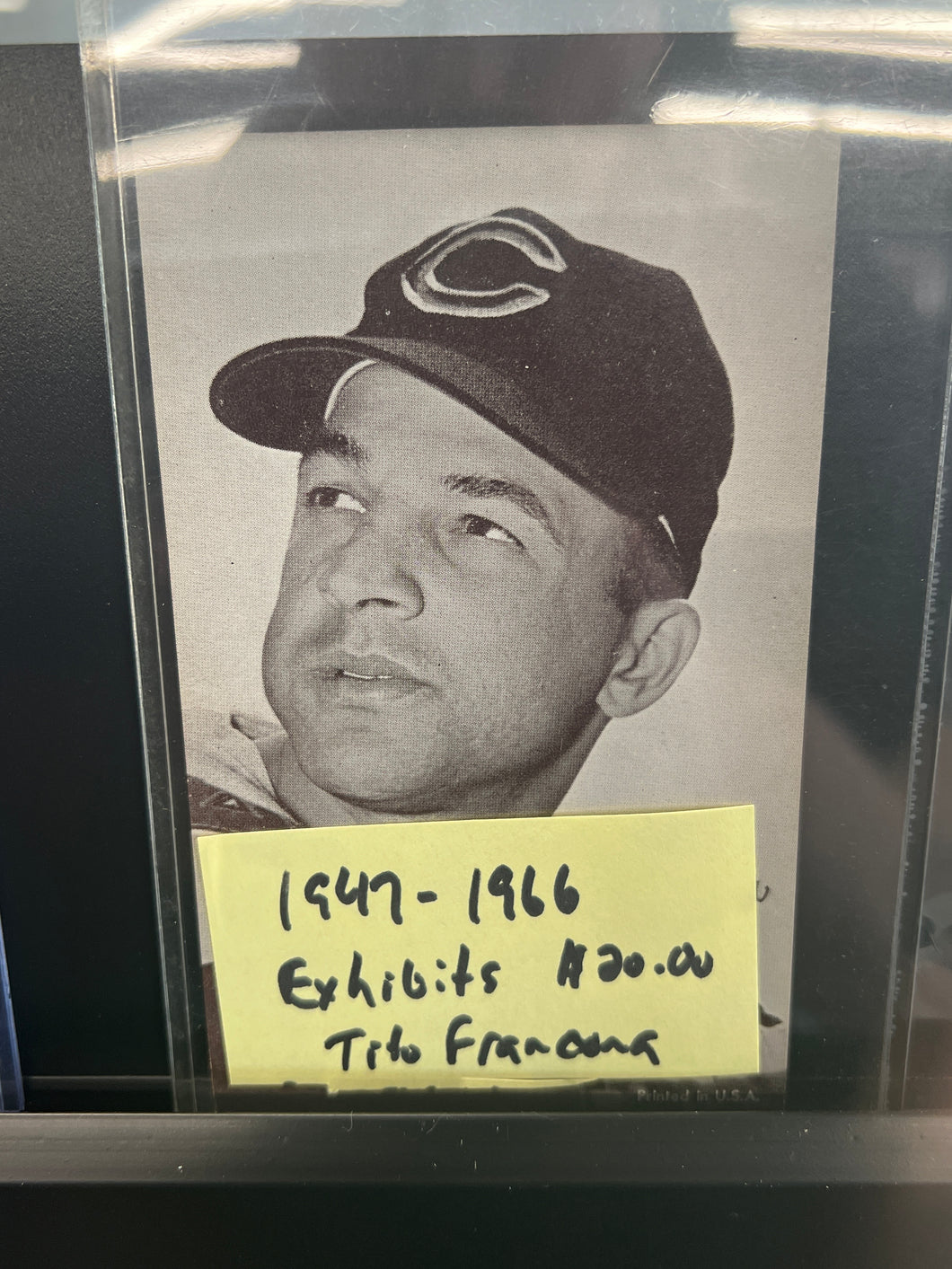 1947-1966 Exhibits Tito Francona