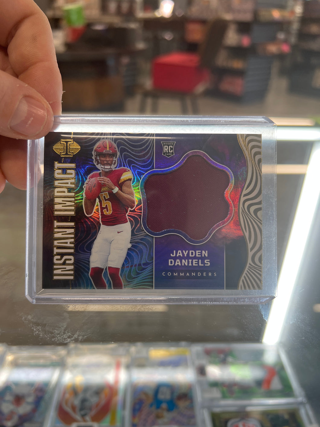 2024 Panini Illusions - Instant Impact Jayden Daniels #II-JDS  (MEM, RC)