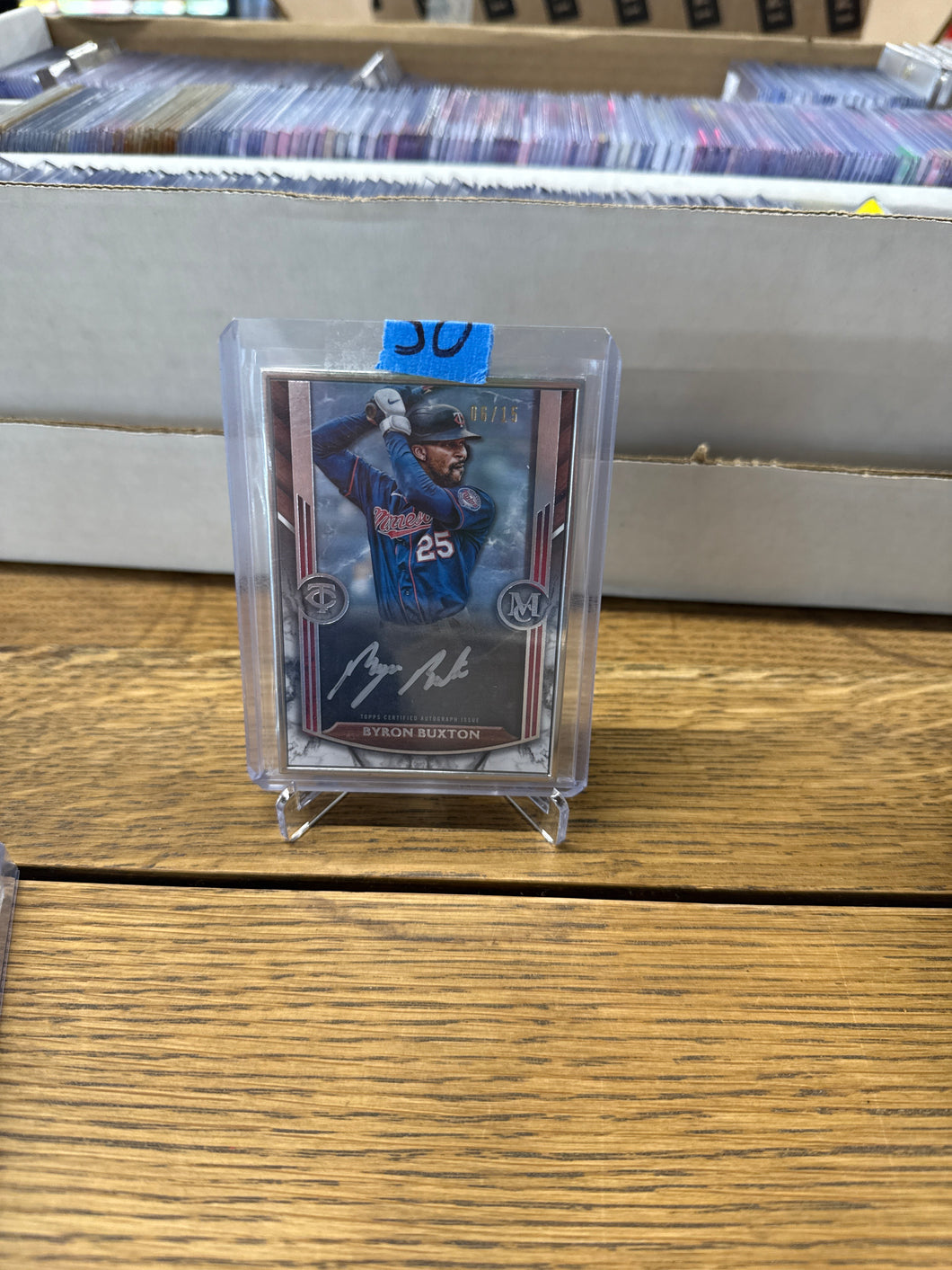 Byron Buxton 2022 Topps Museum Framed Silver Ink Auto 06/15