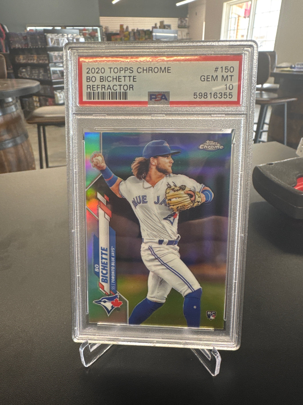 Bo Bichette 2020 Topps Chrome Refractor Rookie RC PSA 10