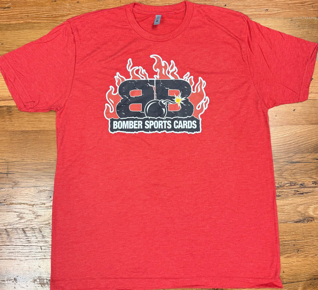 Vintage Red Bomber Sports T-Shirt