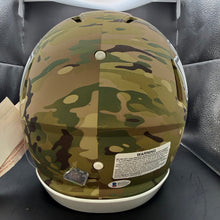 Load image into Gallery viewer, Travis Kelce Autographed Super Bowl LIV Champs Inscription AUTHENTIC Camo Kansas City Chiefs Full Size Helmet - Beckett Authentication

